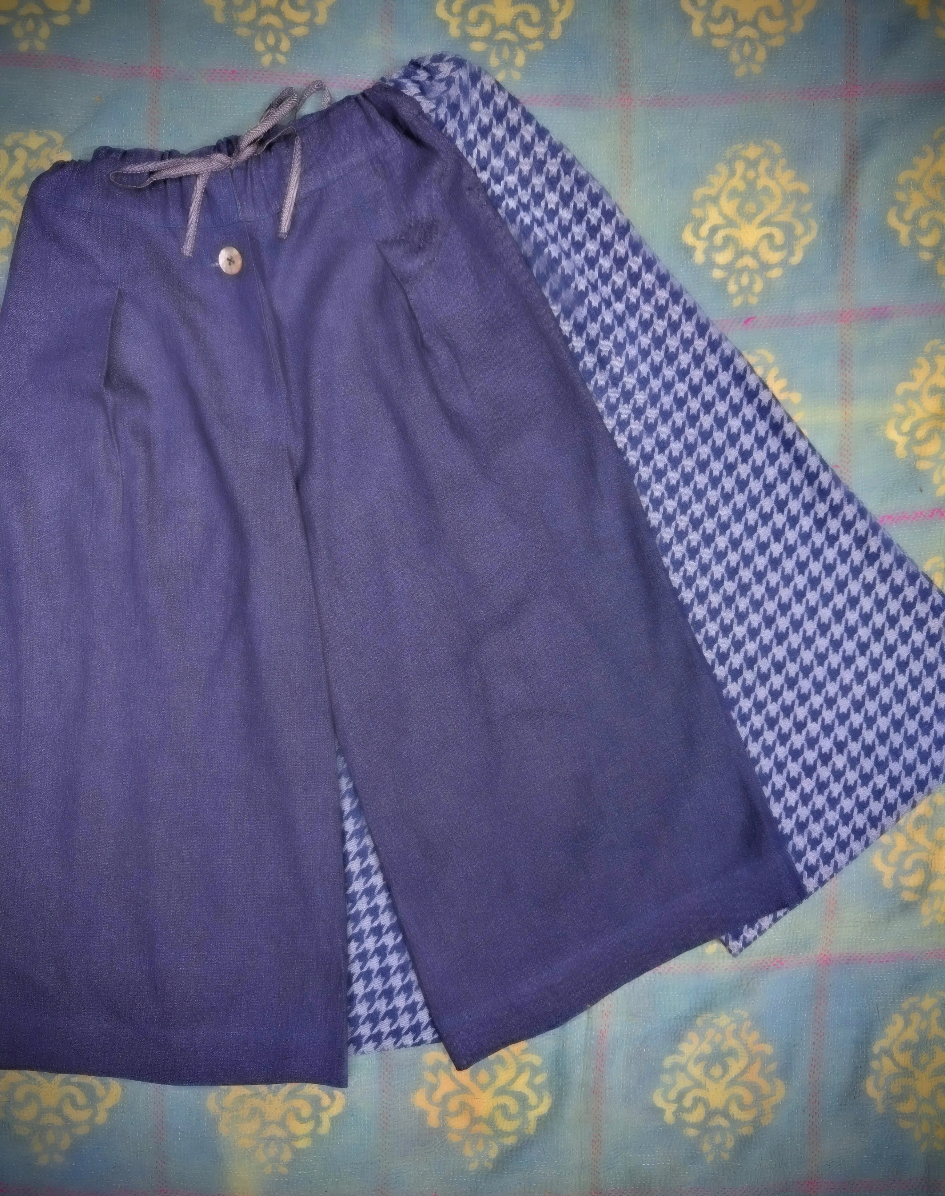 Denim culottes