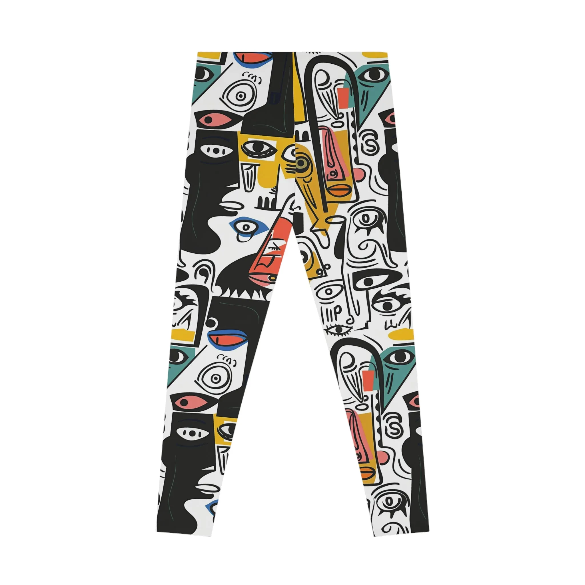 Eclectic Motion Stretchy Leggings for Active Wear & Relaxation