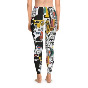 Eclectic Motion Stretchy Leggings for Active Wear & Relaxation