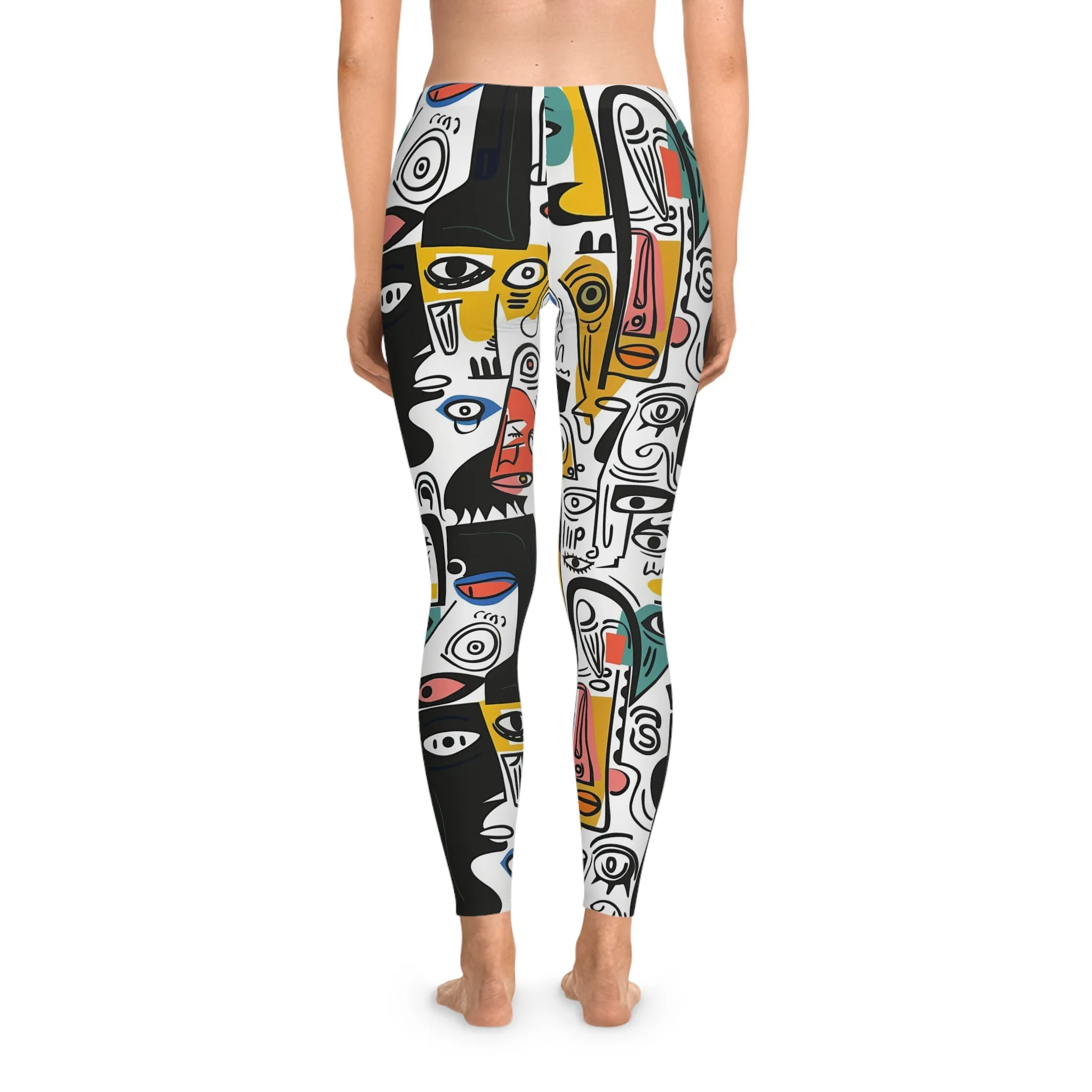 Eclectic Motion Stretchy Leggings for Active Wear & Relaxation