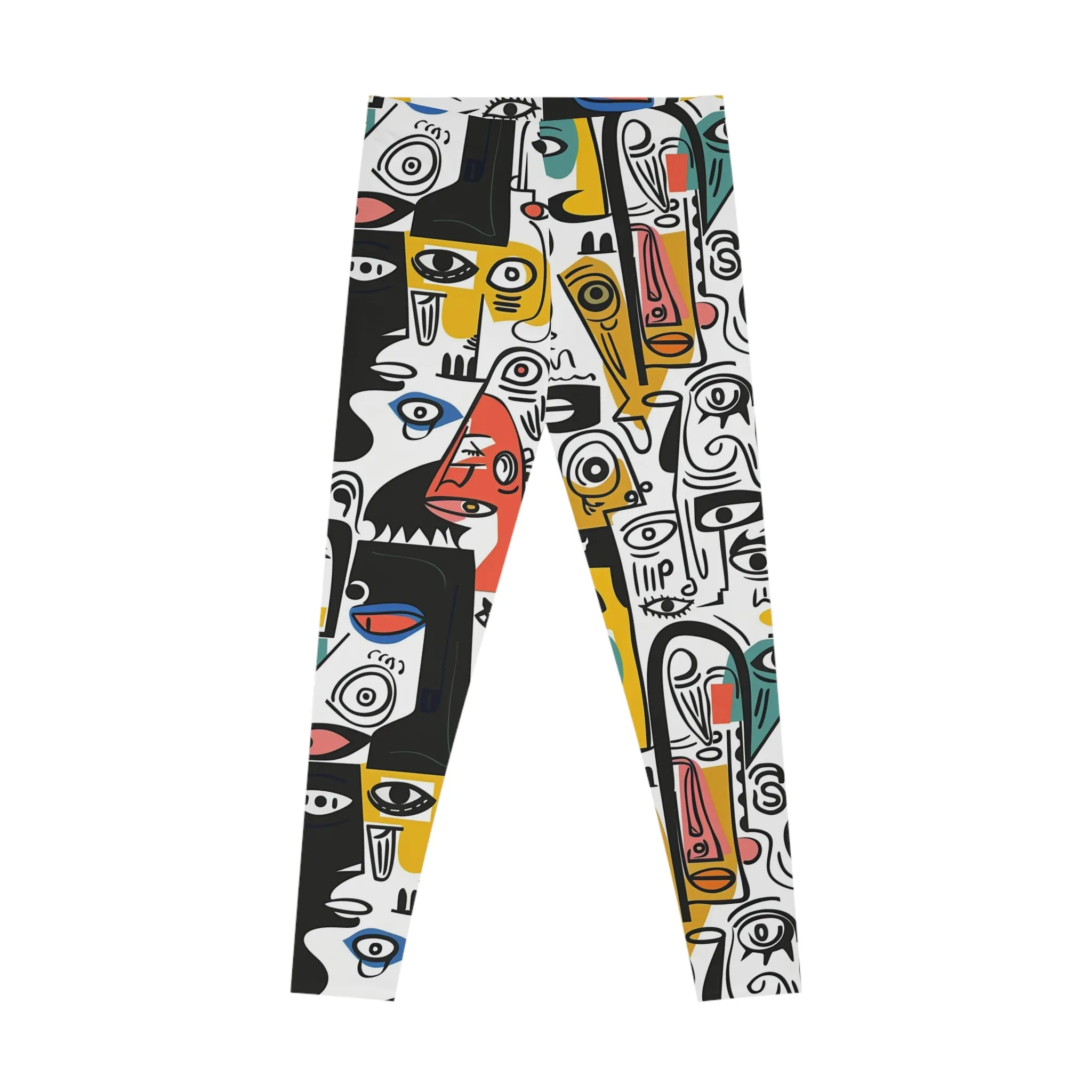 Eclectic Motion Stretchy Leggings for Active Wear & Relaxation