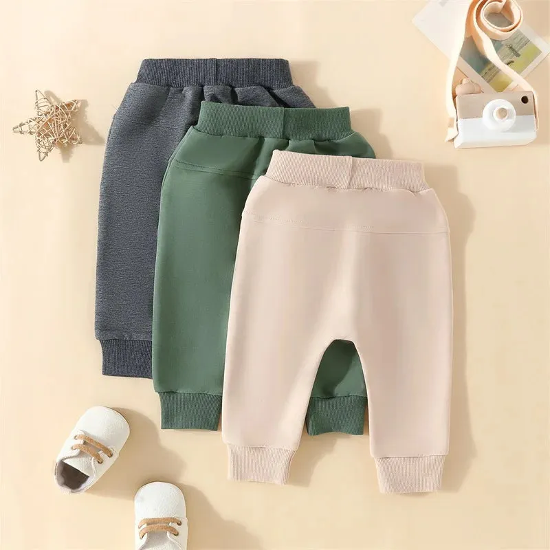 Elastic Waist Track Pants (3pcs)