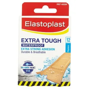 Elastoplast Extra Tough Fabric Waterproof Dressings 8pk