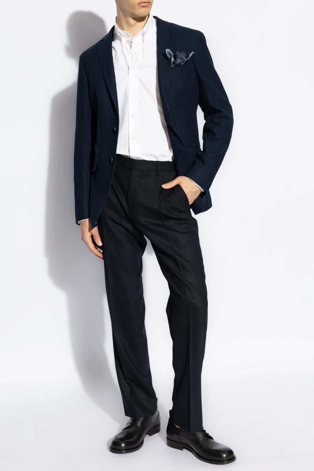 Etro Woolen trousers in NAVY BLUE - 50