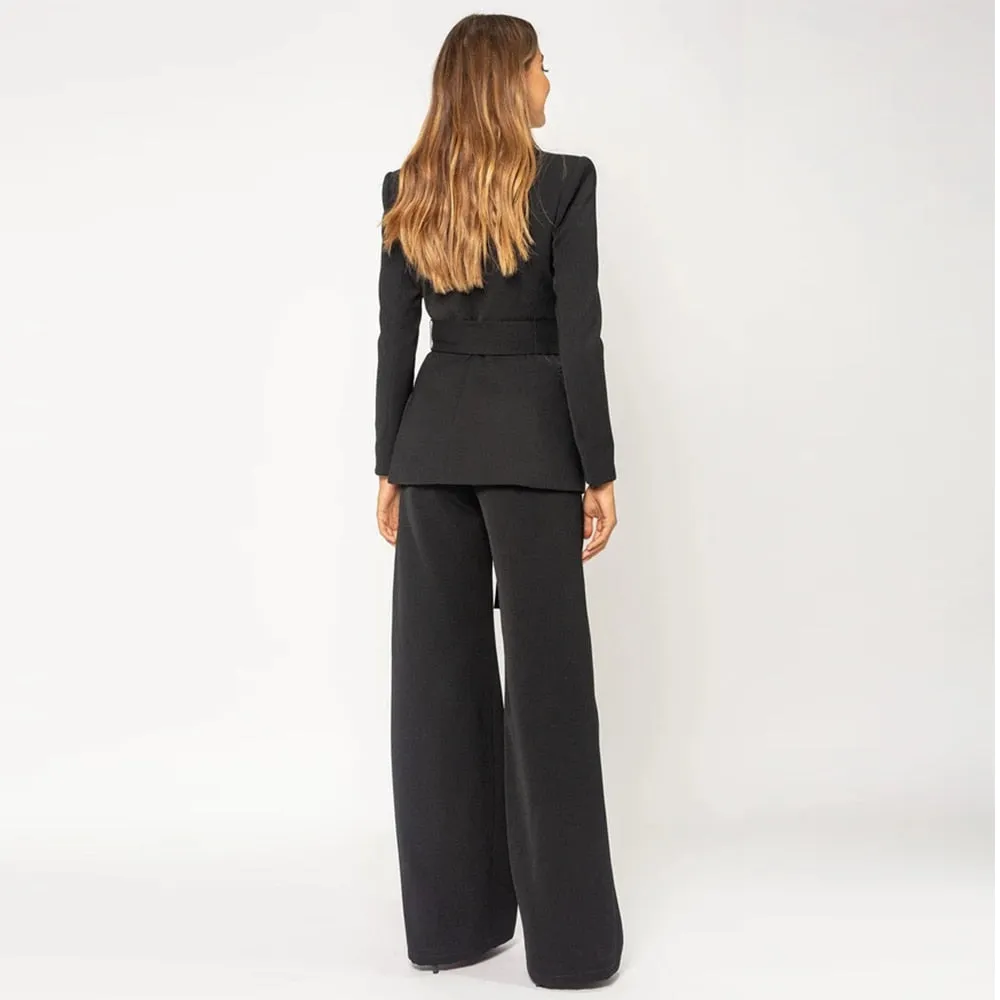 Fashion Sexy  2 Piece Trouser Suit