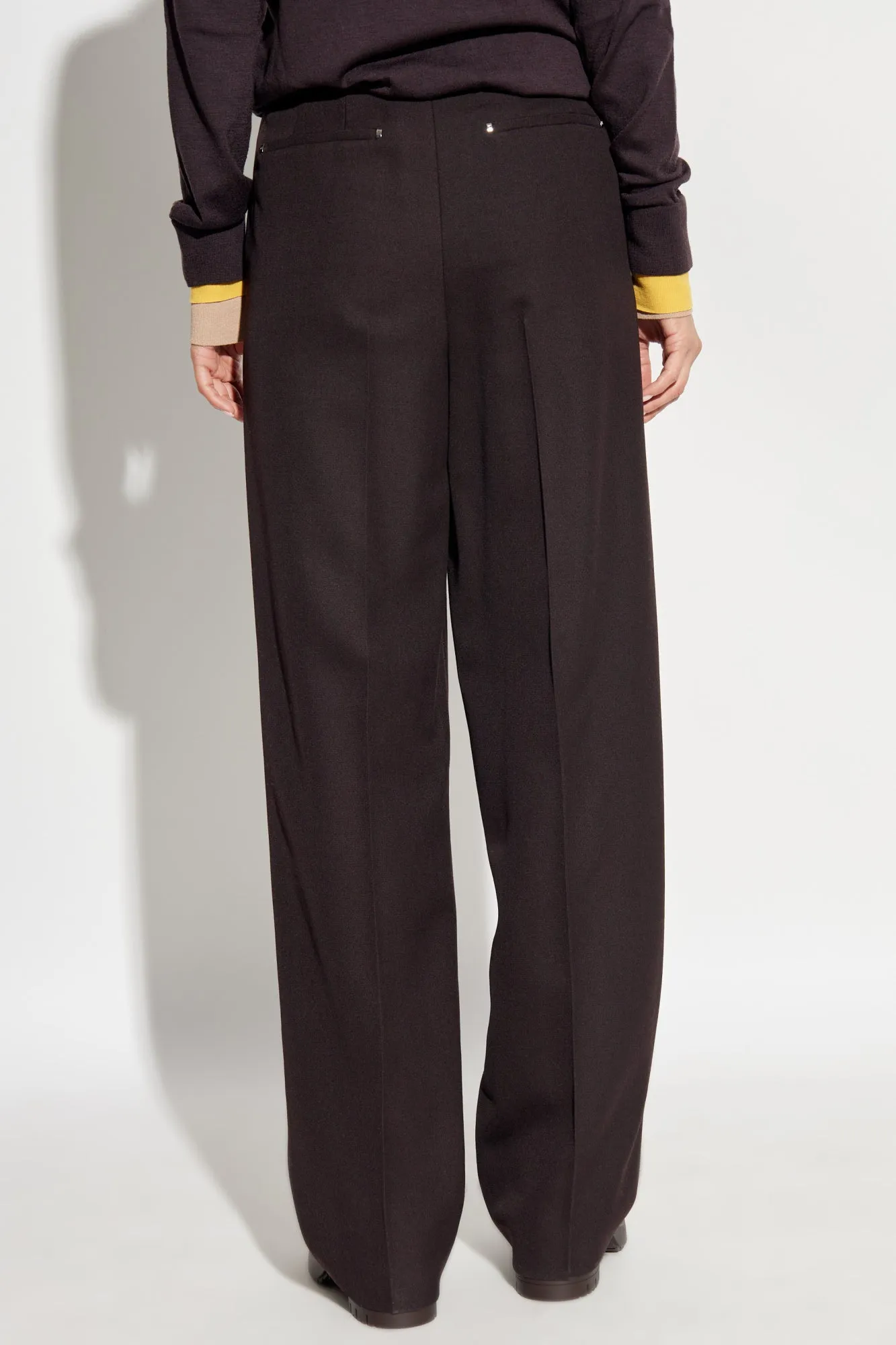 Fendi Wool trousers with crease in PURPLE - 42