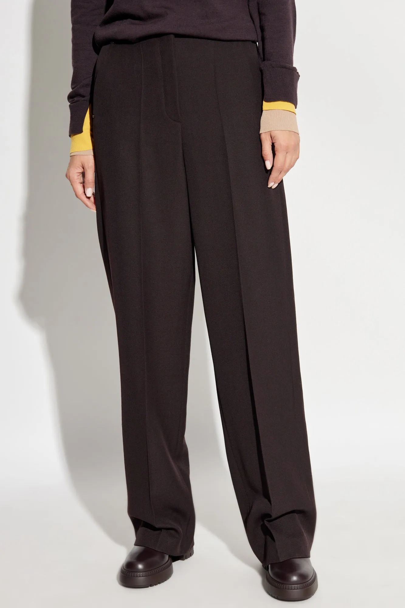 Fendi Wool trousers with crease in PURPLE - 42