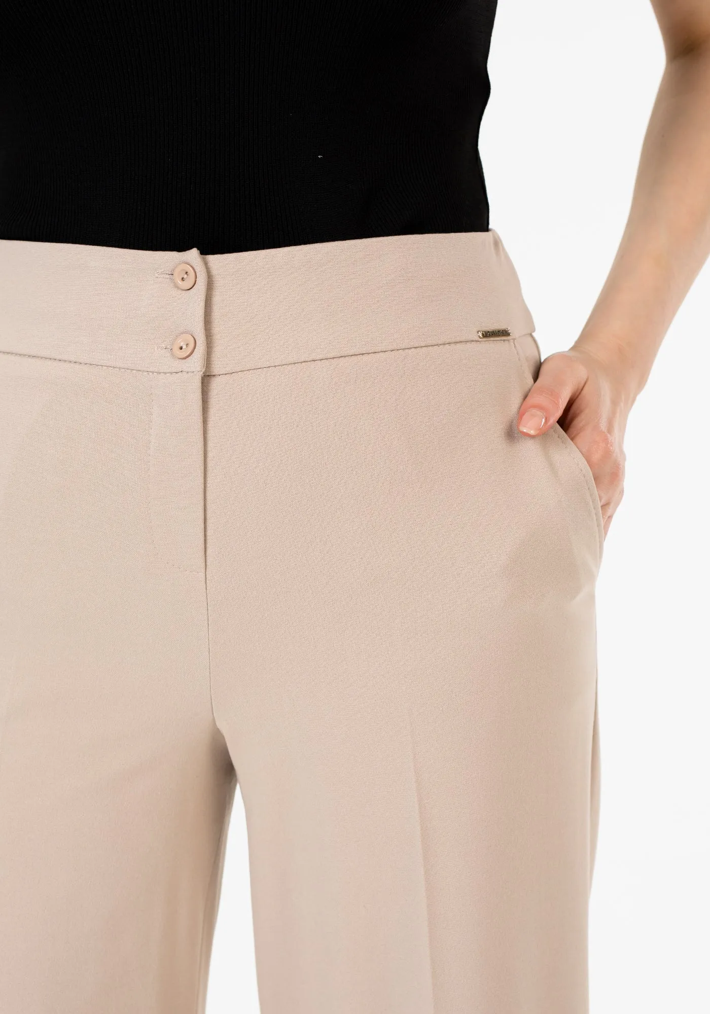 G-Line Wide Leg Cropped Pants