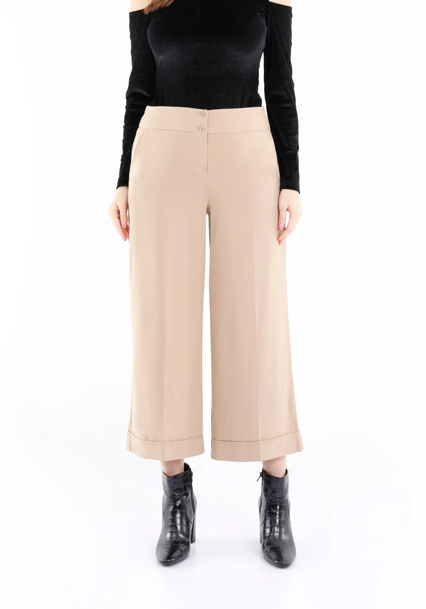 G-Line Wide Leg Cropped Pants