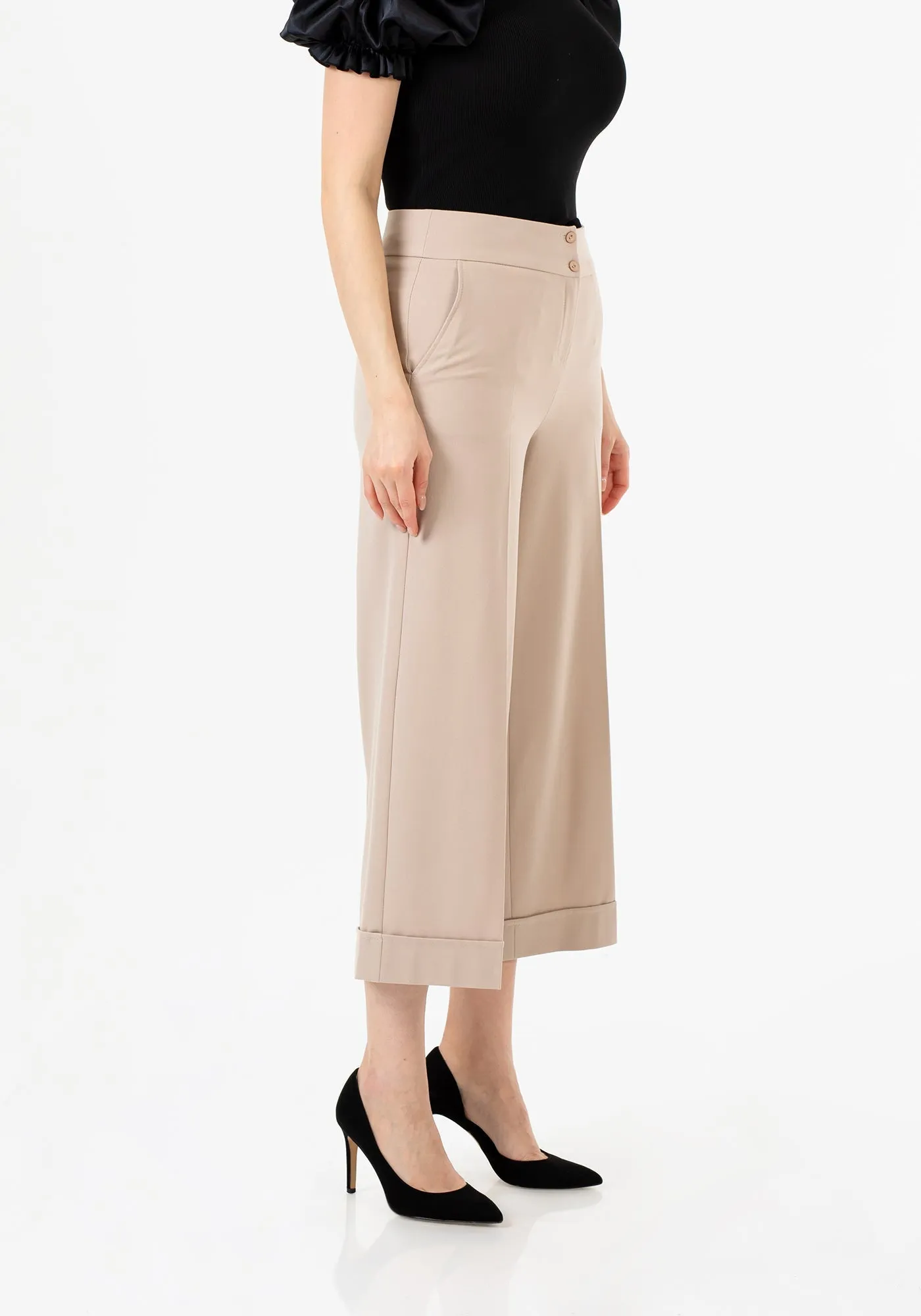 G-Line Wide Leg Cropped Pants