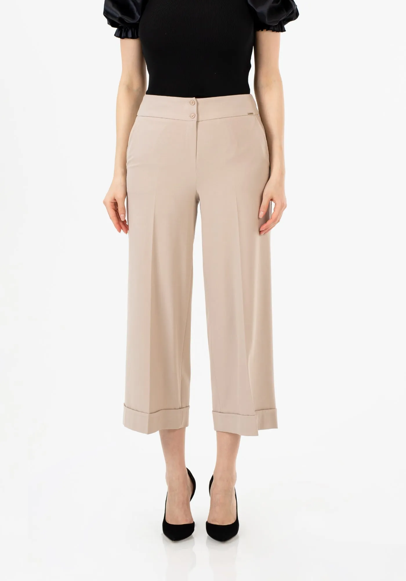 G-Line Wide Leg Cropped Pants