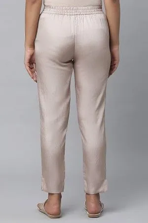 Gold Cuban Pants in Korean Satin