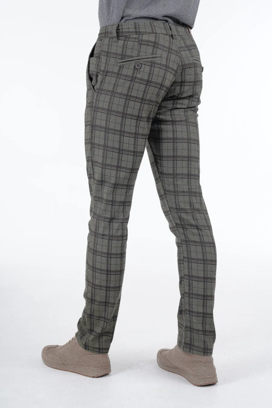 Green Plaid Pants