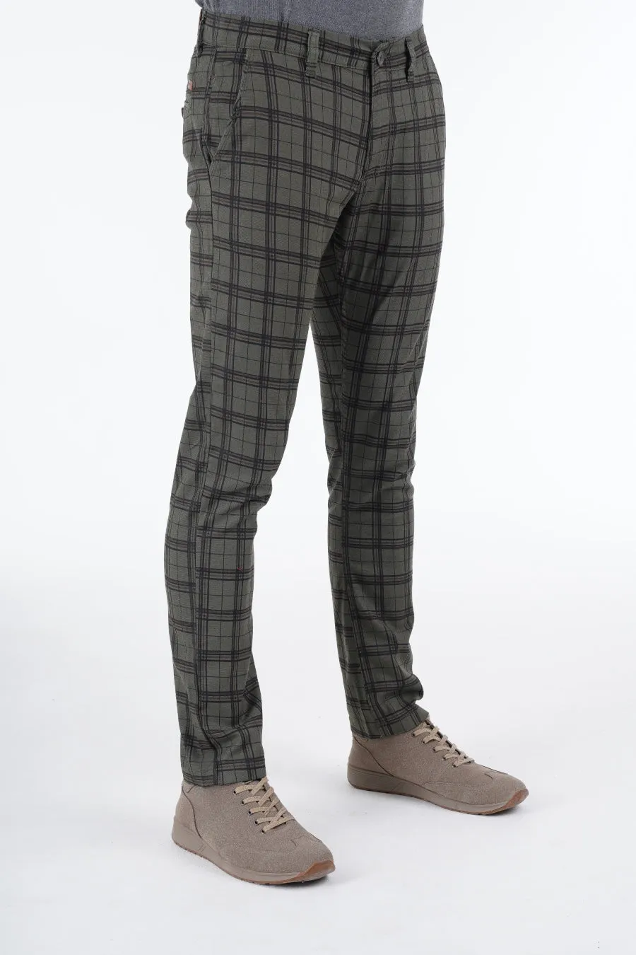 Green Plaid Pants
