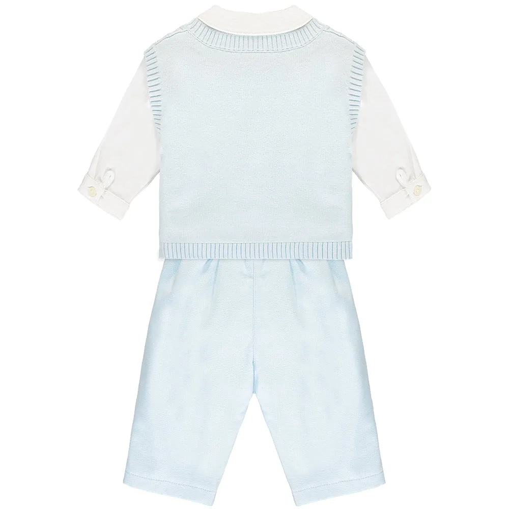 Gulliver Smart Baby Boys Blue Three Piece Set