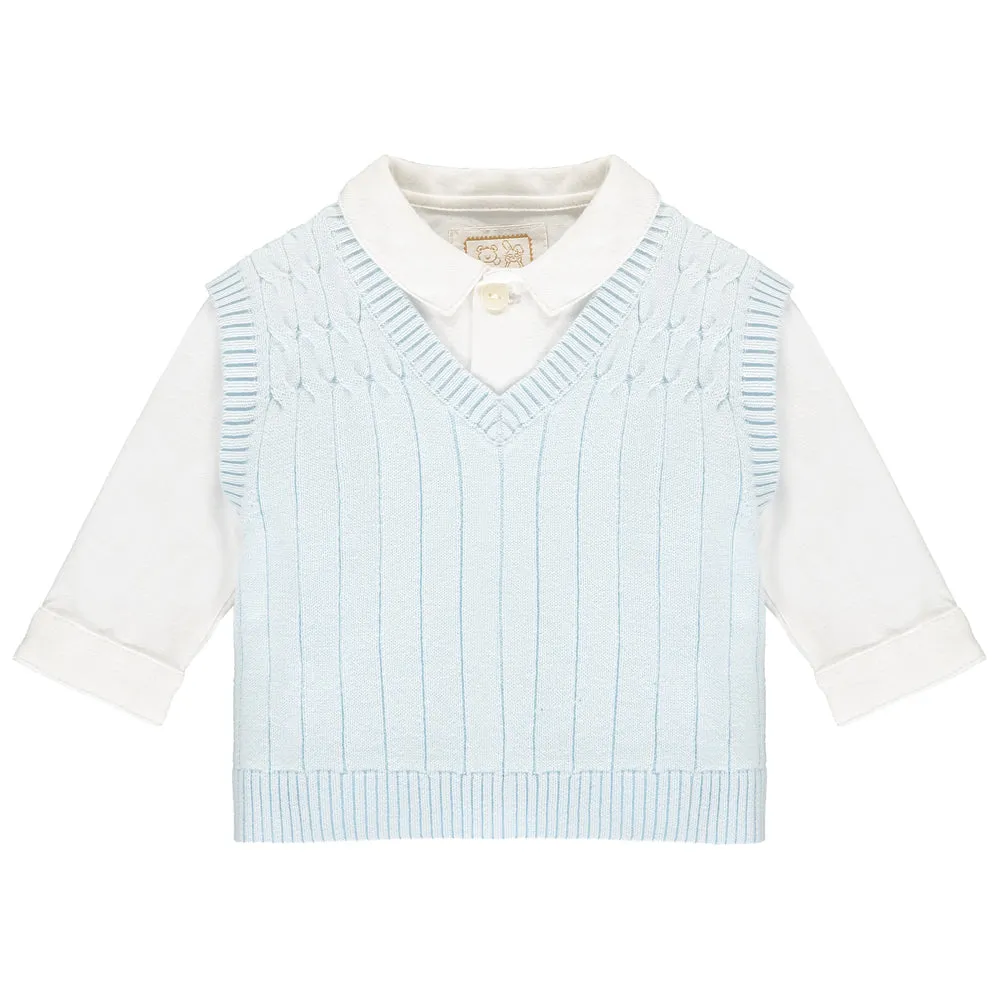 Gulliver Smart Baby Boys Blue Three Piece Set