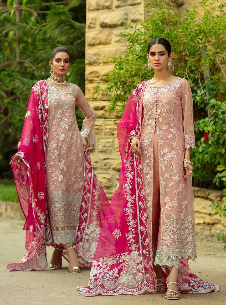 HASRAT | Zainab Chottani Wedding Festive Collection 2021 | Unstitched Embroidered Net and Organza Suits