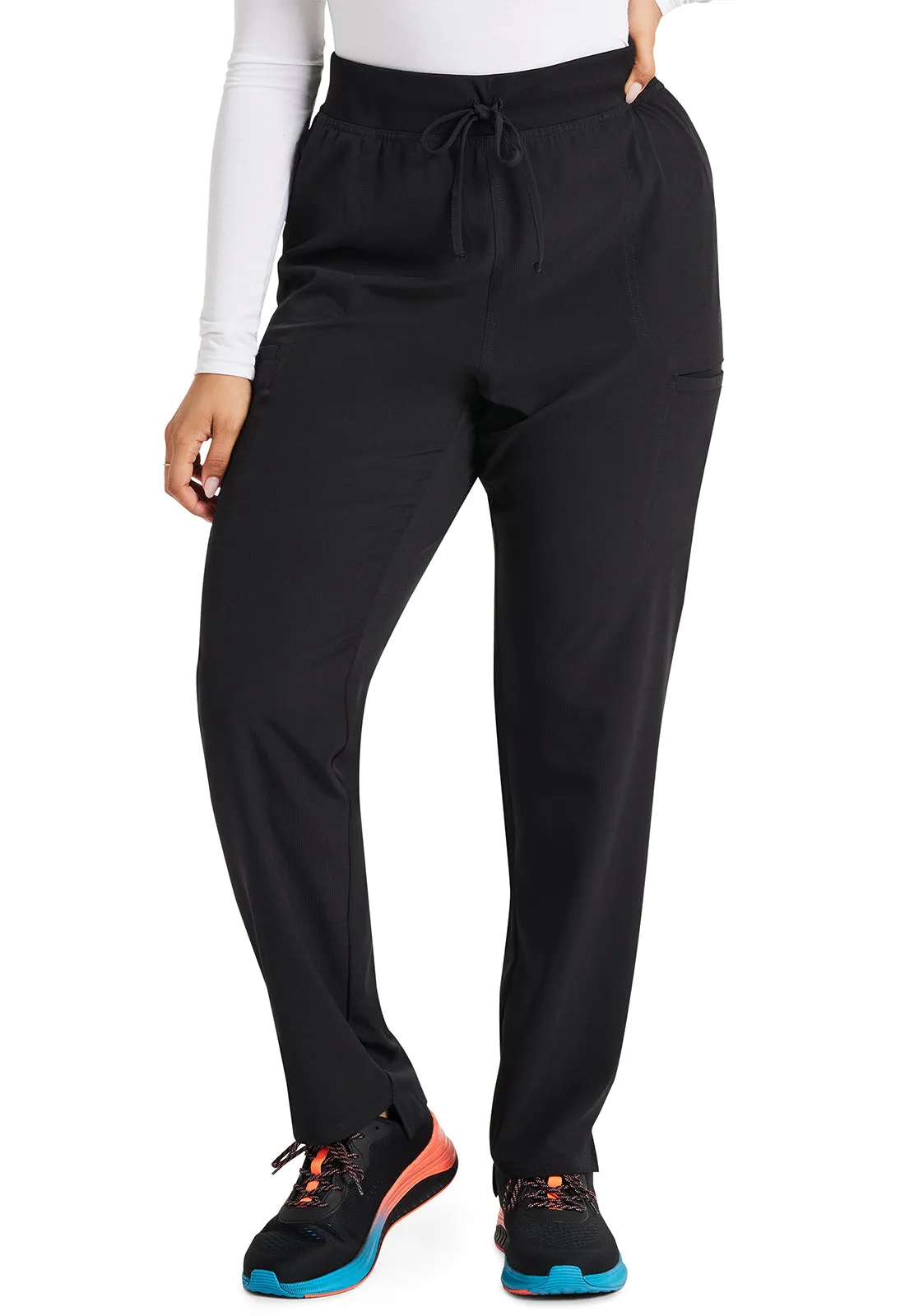 HeartSoul Break on Through HS047 Low Rise Drawstring Step Hem Pants Black