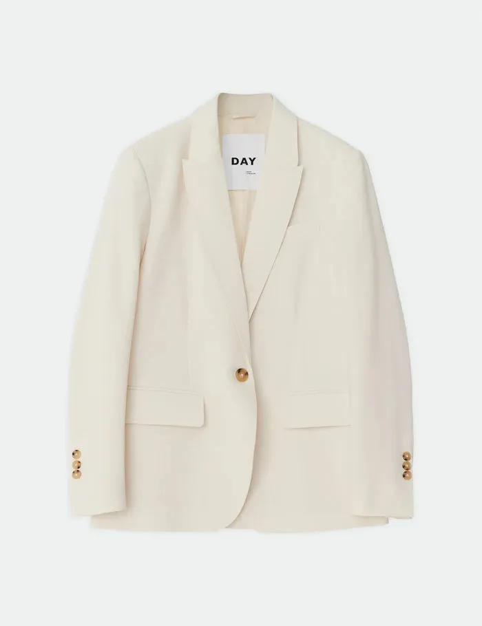 Hector Classic Blazer | Ivory Shade