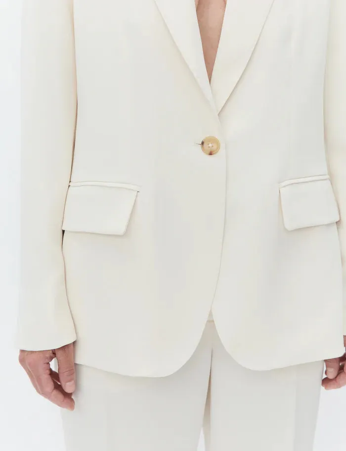 Hector Classic Blazer | Ivory Shade