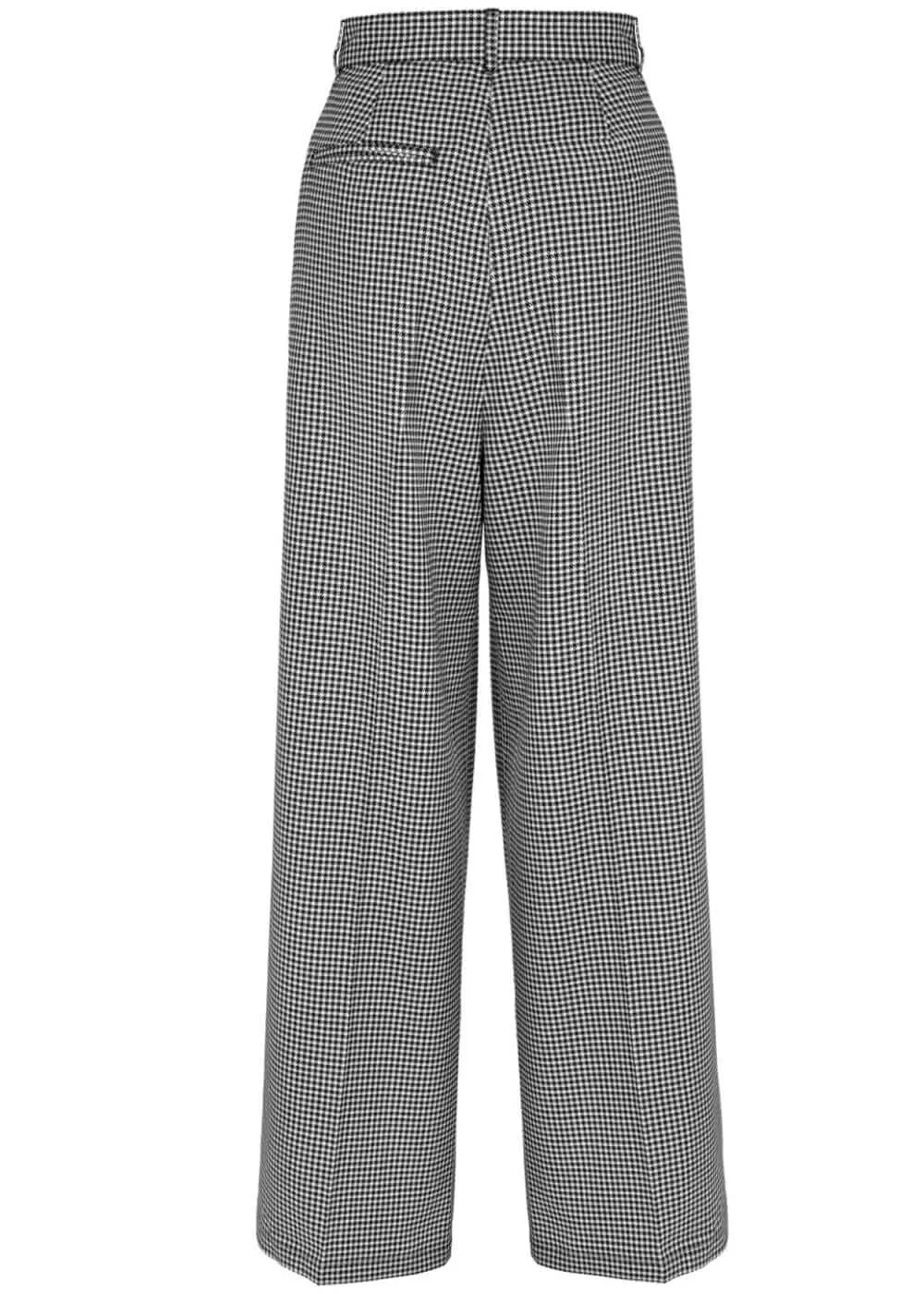 Hell Bunny Teddy Houndstooth 40's Trousers Grey