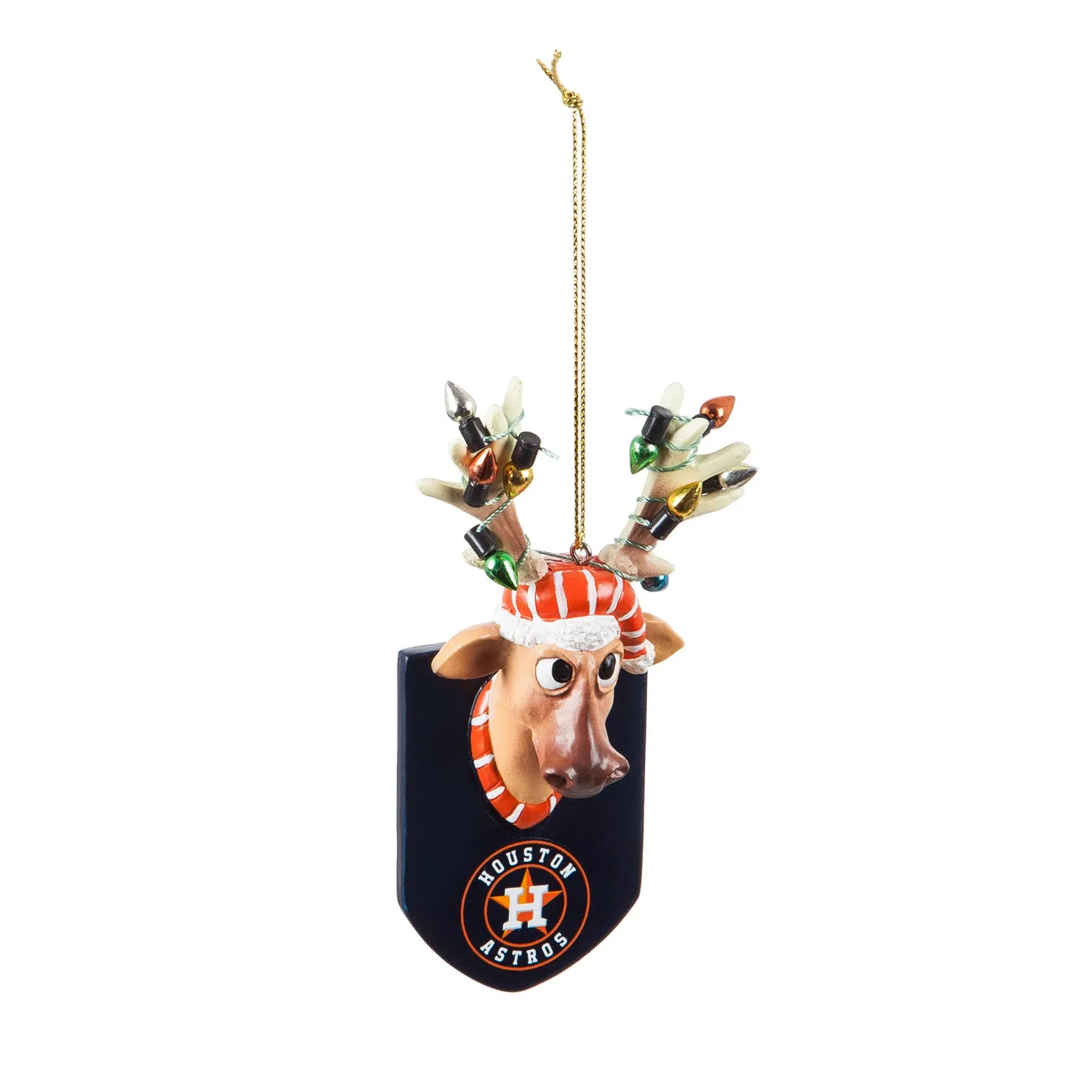 Houston Astros, Resin Reindeer Orn,3ot4210rro