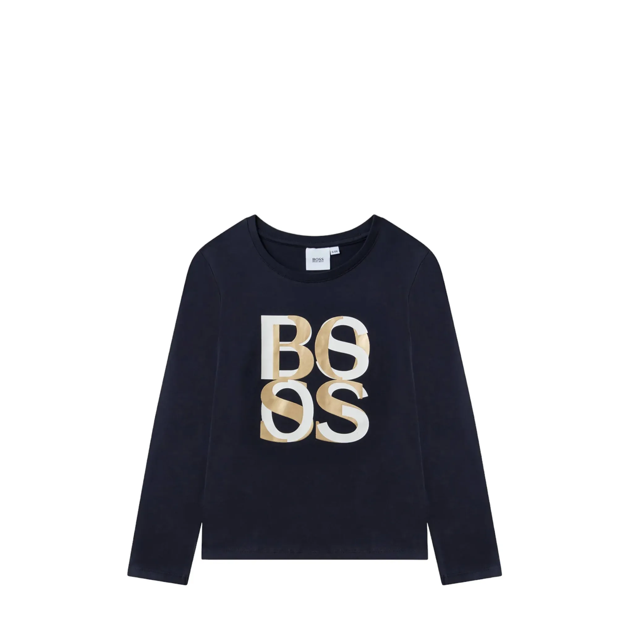 Hugo Boss Kids Girl's Long Sleeve Logo T-Shirt