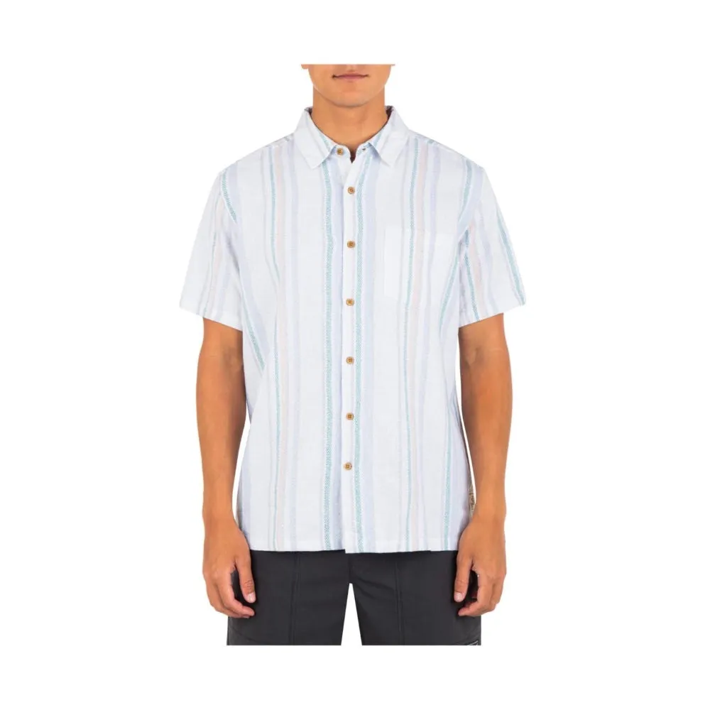 HURLEY RINCON LINEN S/S SHIRT WHITE 2