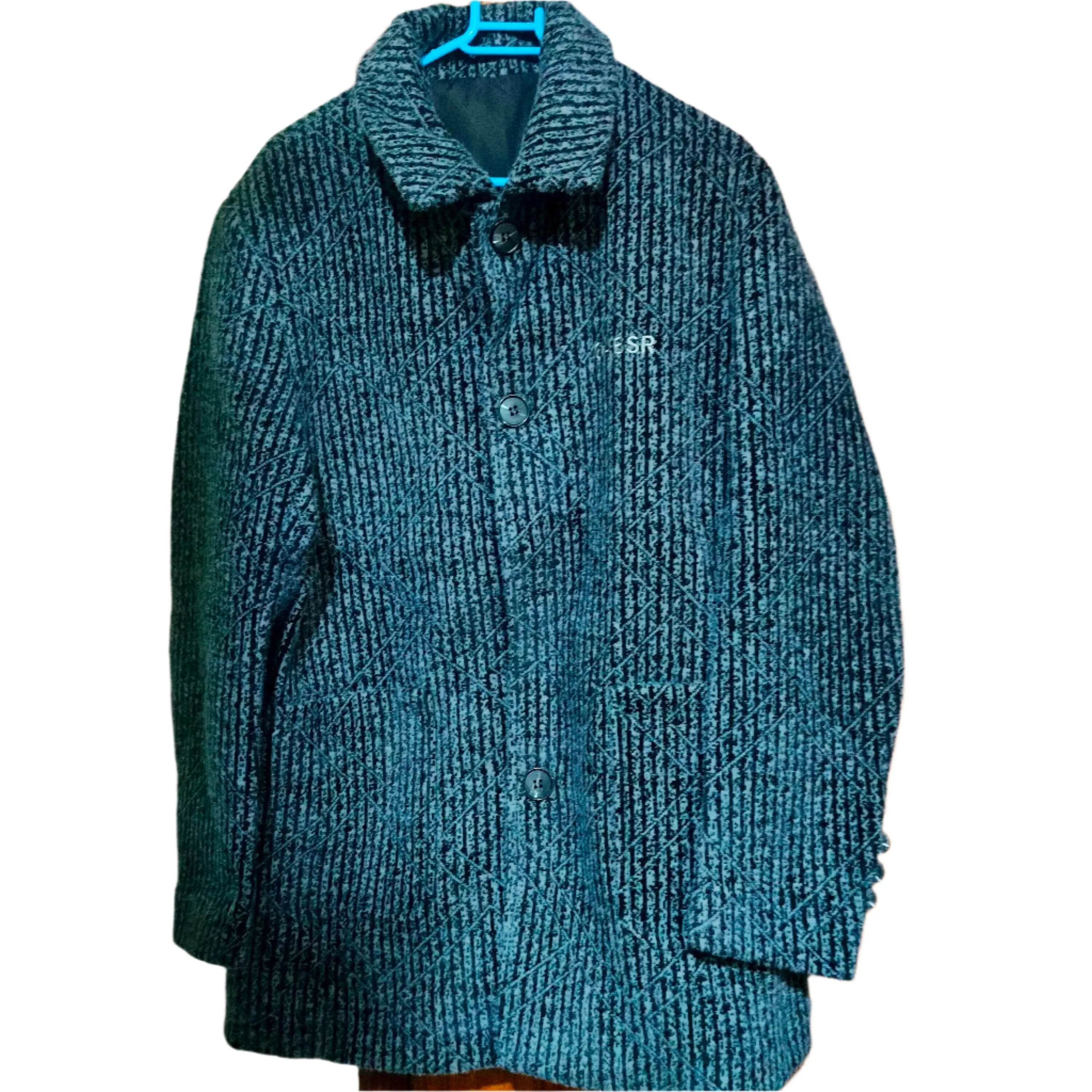 INSTOCK - Lapel woolen coat for men autumn and winter woolen