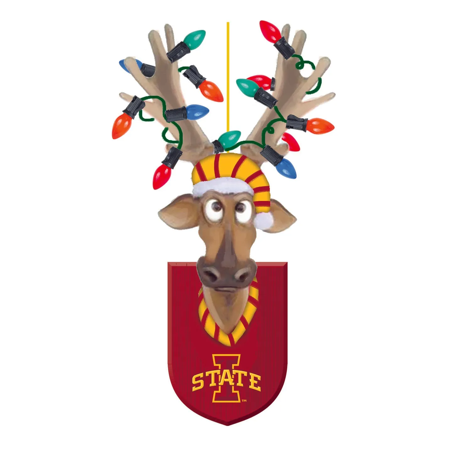 Iowa State University, Resin Reindeer Orn,3ot962rro