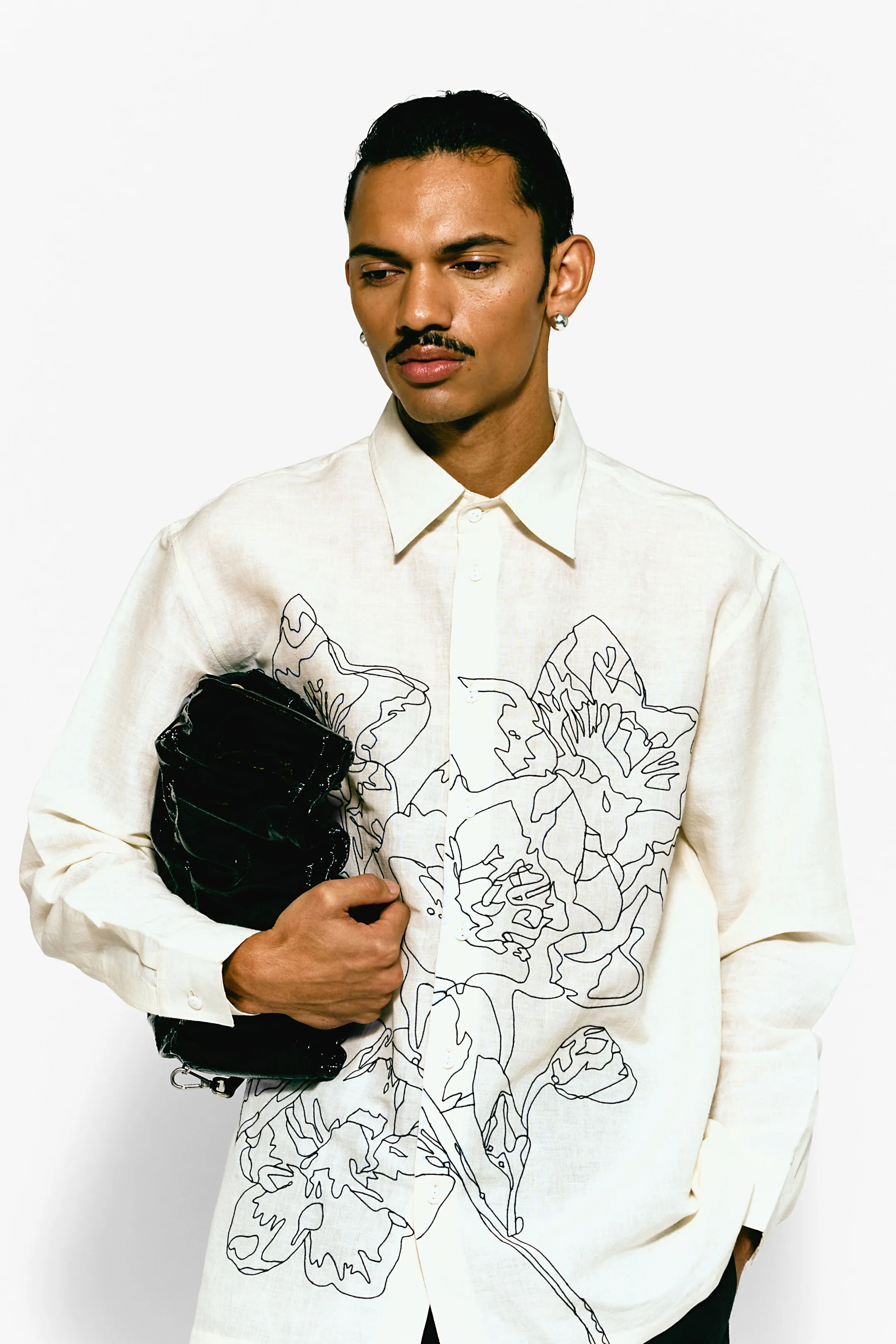 Jardin Ivory Linen Shirt