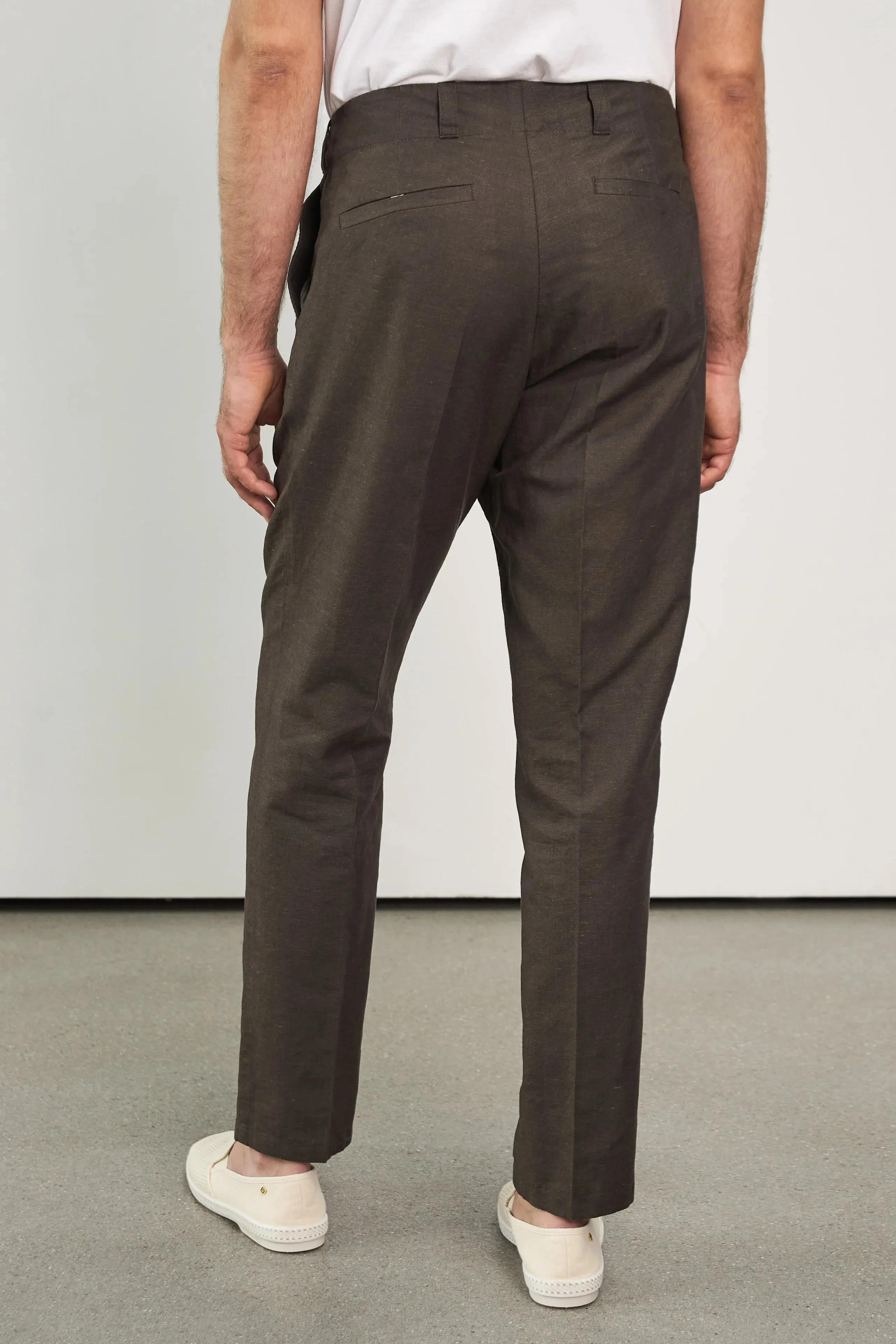 jostha trousers in linen coffee