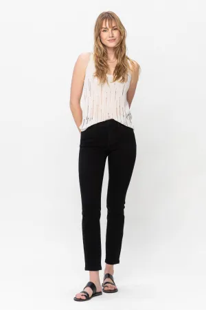 Judy Blue Mid-Rise Black Slim Fit Jeans
