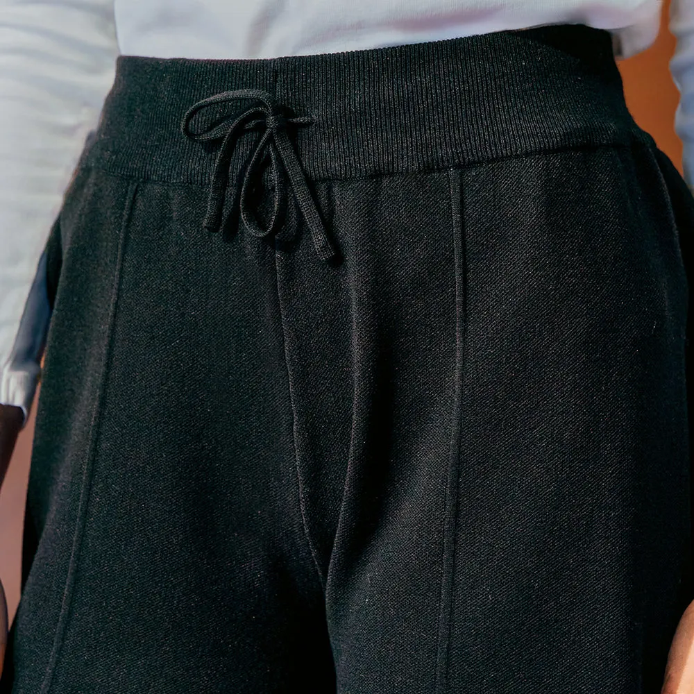 Knitted Pants - Black