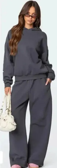 Knot front Suit Two-piece Set