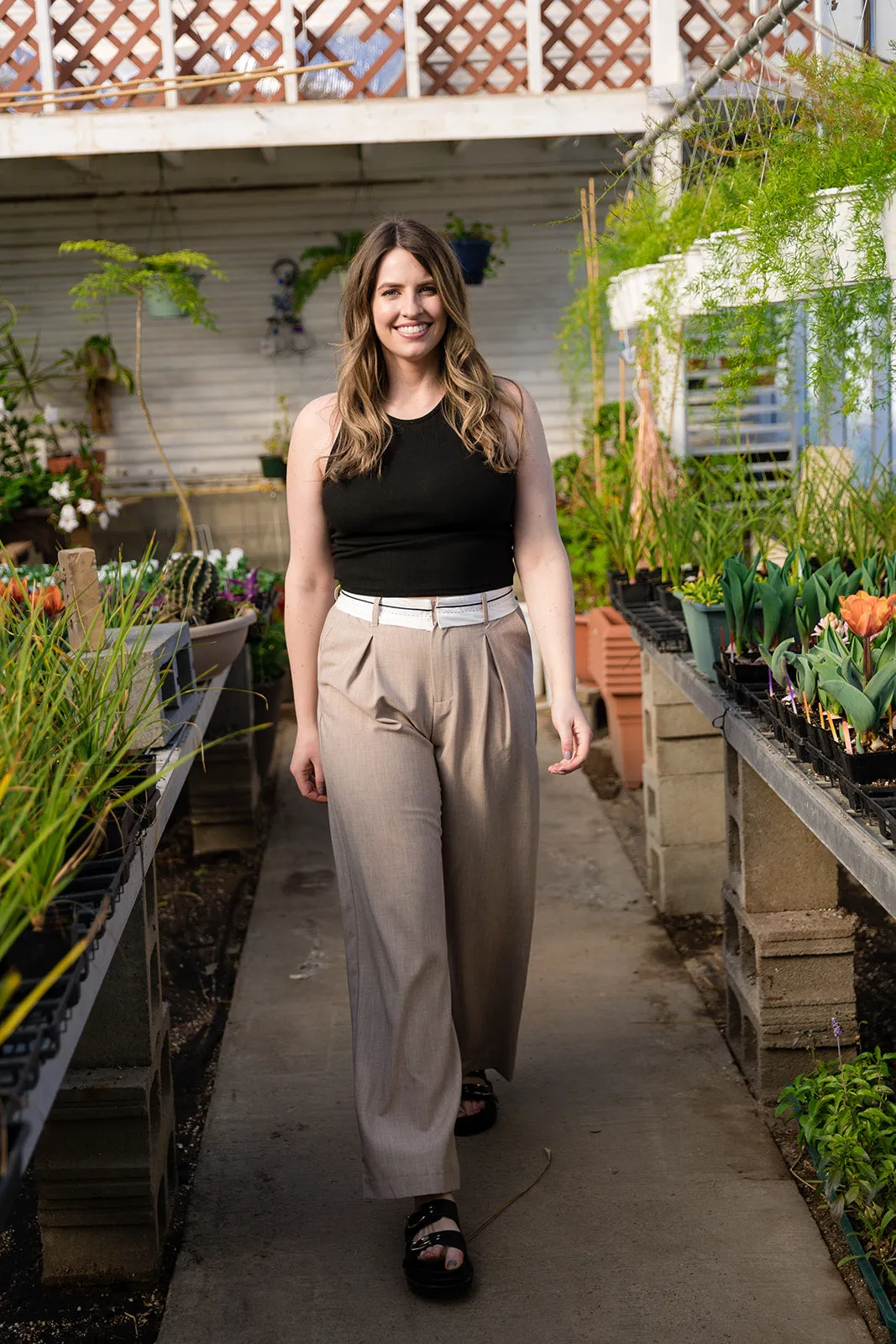 Landry Wide Leg Pleated Pants