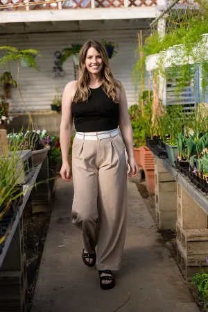 Landry Wide Leg Pleated Pants