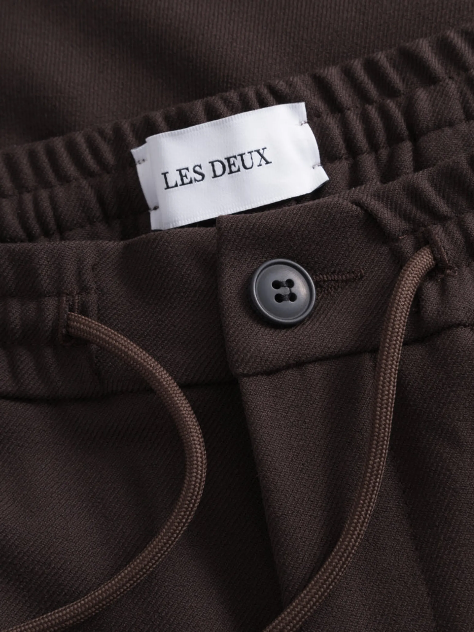 Les Deux Como Drawstring Pants - Coffee