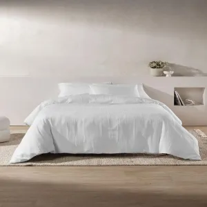 Linen House White Electra Duvet Cover Set