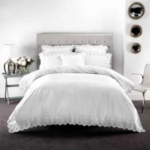 Linen House White Pearl Duvet Cover Set