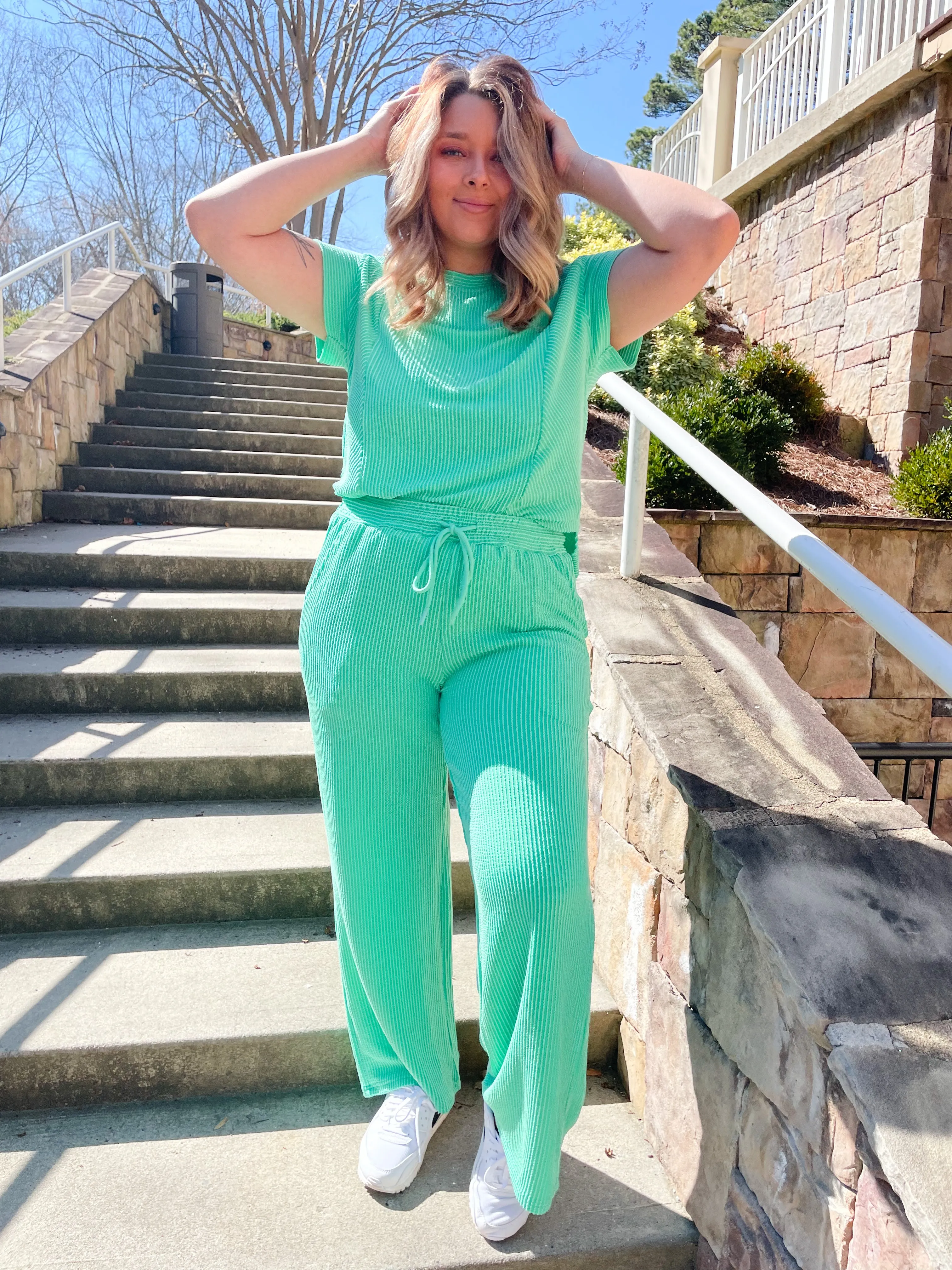 Lucky Charm Corded Pant Set