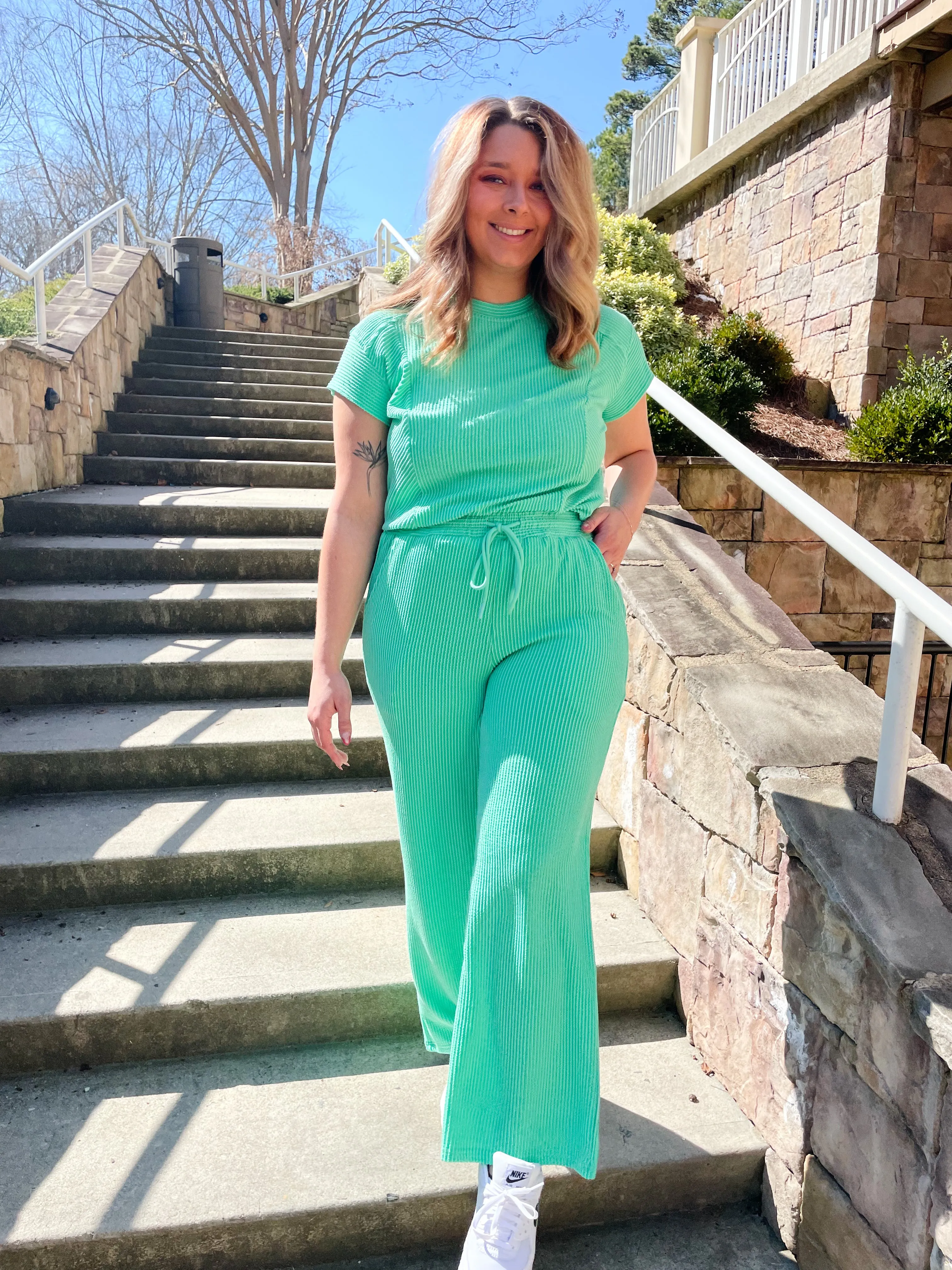 Lucky Charm Corded Pant Set