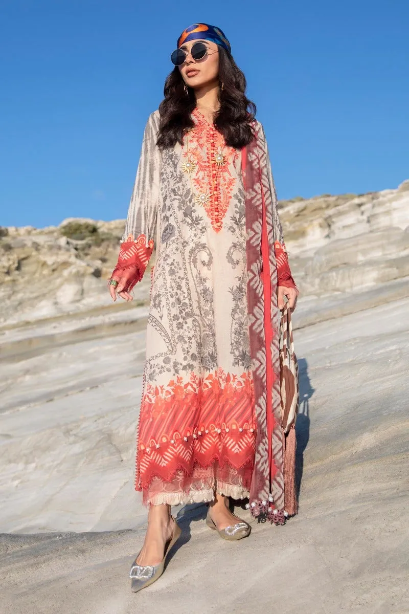 M221-013B-CI | Sana Safinaz Muzlin Spring Collection 2022 Vol 1  | Unstitched Printed Lawn Suits