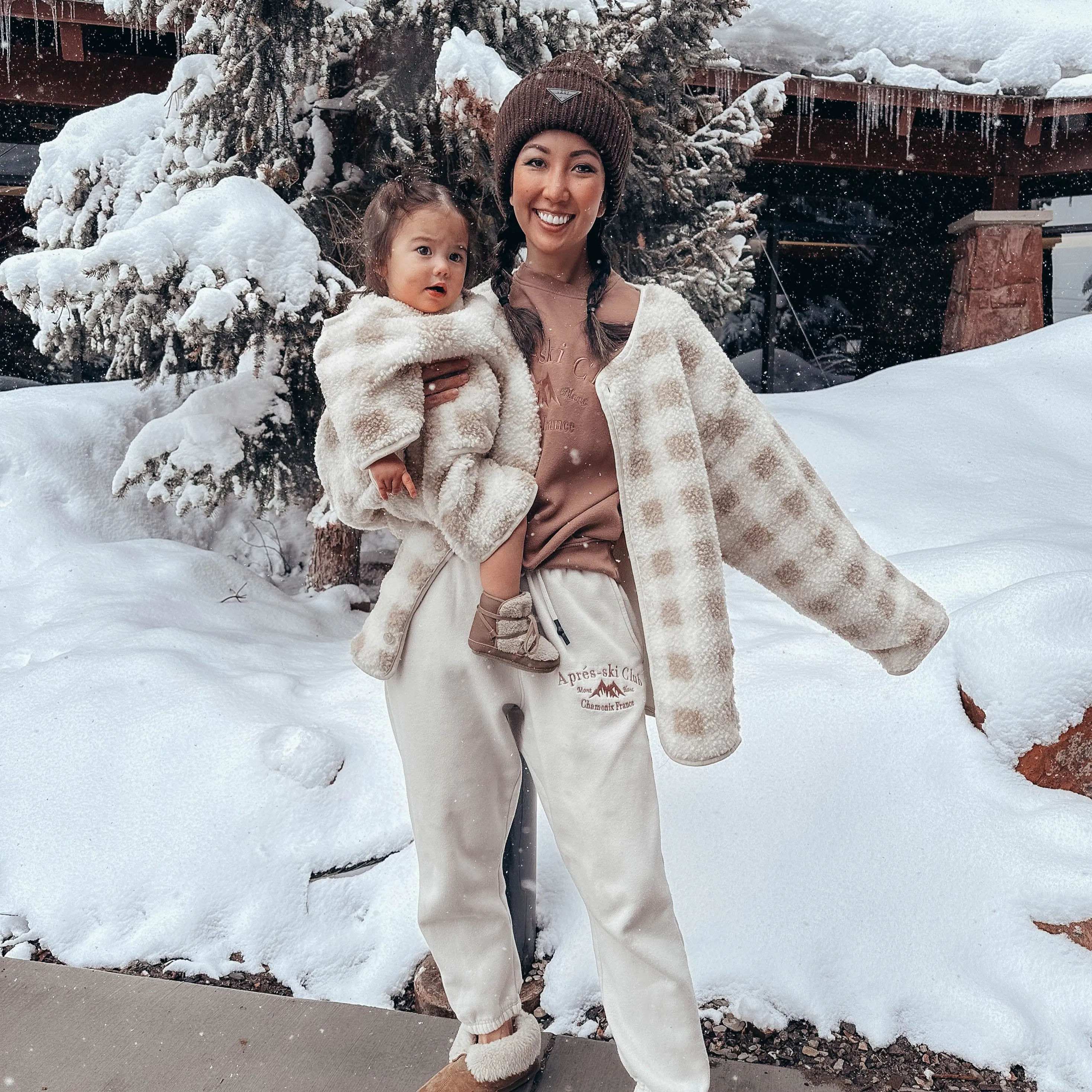 Mama & Mini Matching Holland Sherpa Jacket