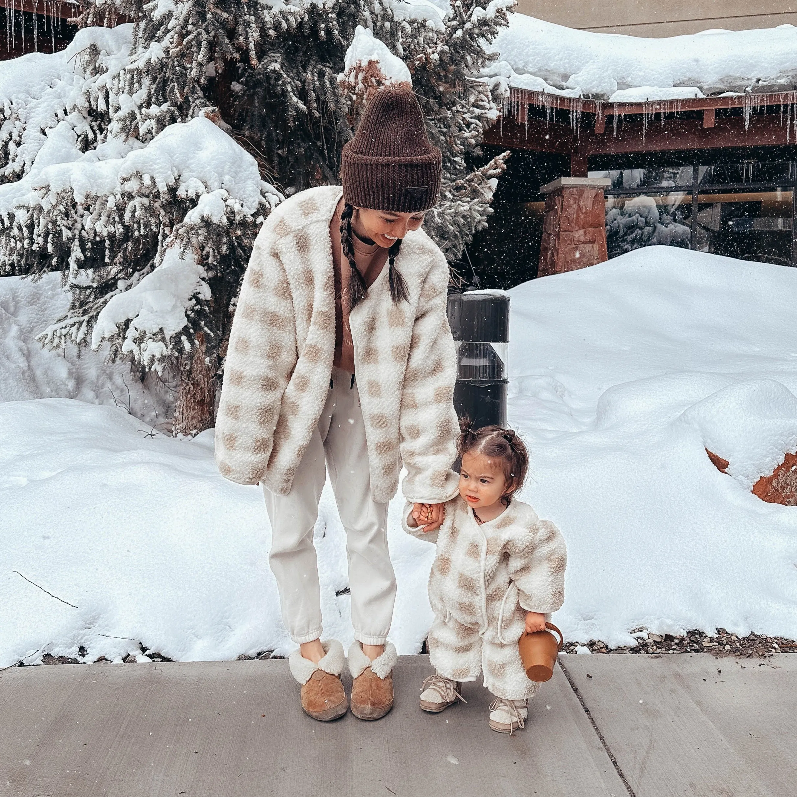 Mama & Mini Matching Holland Sherpa Jacket