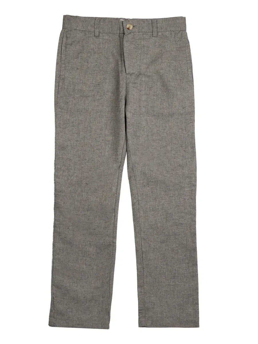 Marled Classic Trouser - Navy