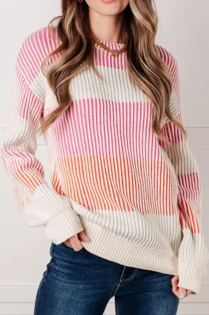 Matchmaker Striped Ribbed Top