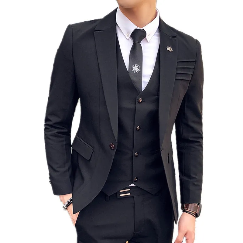 Men's 3pc Fashion Suit Up To 3XL