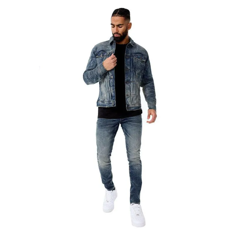 Men's Boulder Denim Trucker Jacket, Death Valley