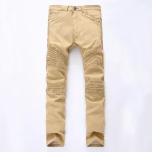 Men's Fashion Cream Trousers